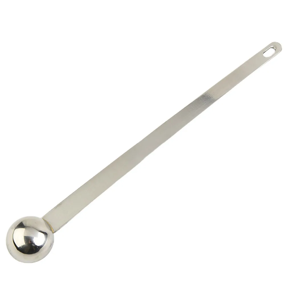

Brand New Durable High Quality Household Items Measuring Spoon Engraving Double Unit Long Handle Stainless Steel