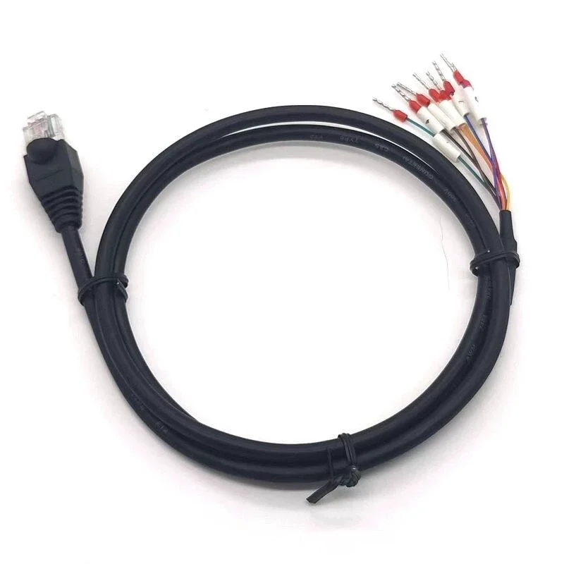RJ45 to RS485/232 Shielding Terminal Block Cable 8P8C Single Switch Network Port Debugging Line PLC Serial Port Connection Wire