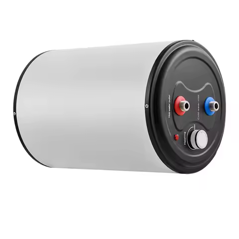 Black 200W Tank 10L Storage Electric Caravan Water Heater RV 12V DC Electric Storage Type Portable Water Heater