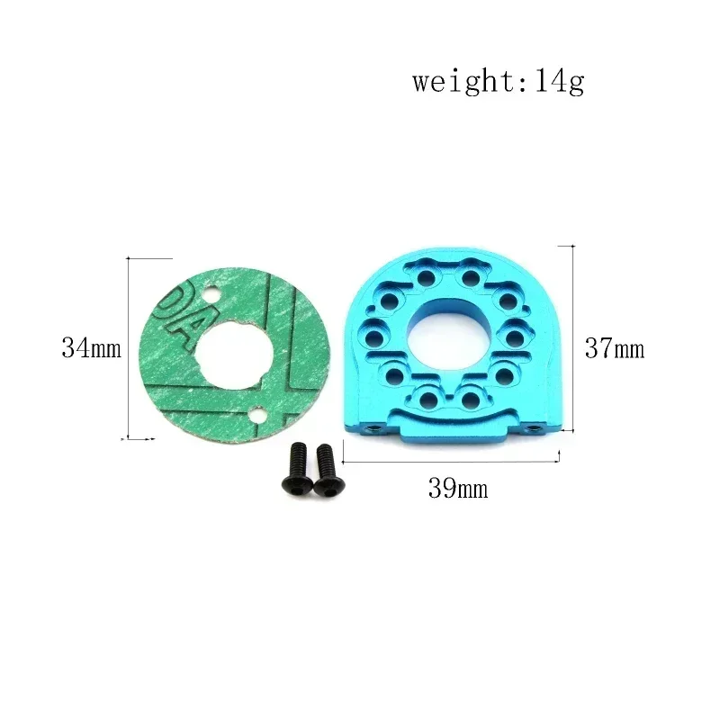 Metall-Motorhalterung 54558, für Tamiya TT02 TT02B TT02D TT02FT TT02RR TT-02 TYPE-S 1/10 RC Car Upgrades Teile Zubehör