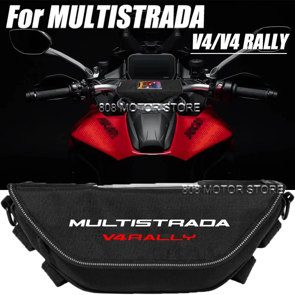 

For Multistrada v4 v4 Rally Motorcycle accessories tools bag Waterproof And Dustproof Convenient travel handlebar bag