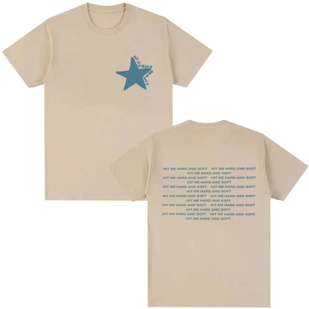 ضربني ألبوم الصلب والناعم 2025 جديد تي شيرت الرجال النساء الهيب هوب فضفاض تي شيرتات قصيرة الاكمام المشجعين هدية الملابس القطن قمم تي شيرت
