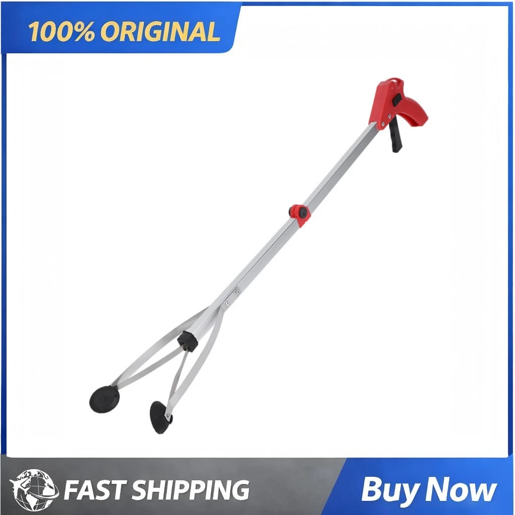 Folding Garbage Picker aluminum alloy Trash Pickup Tool Orchard Farm Outdoor Gardening Leaf Trash Collecting Maintenance Work