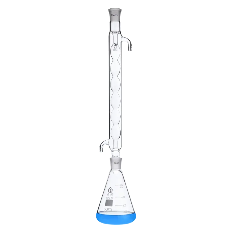 

Glass Spherical Reflux Device Method Tester Reflux Condenser Device 250ml 500ml 1000ml