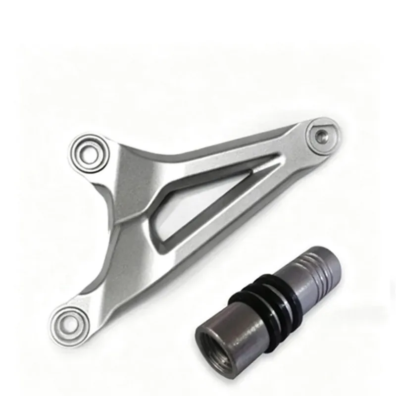 Motorcycle Left Right Pedal Assembly Fit for Scooter TC TS Connecting Bracket Pedal Tube Pedal Accessories
