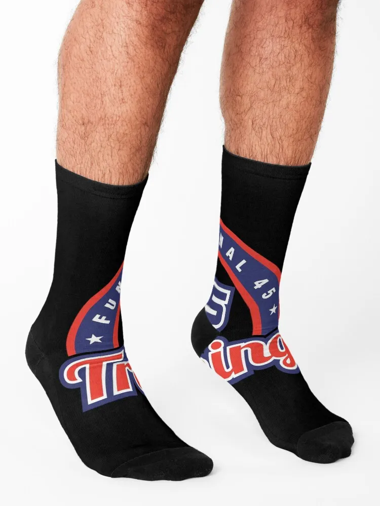 Official F45 Training \t Socks fashionable bright garter basketball cotton Socks Women's Men's