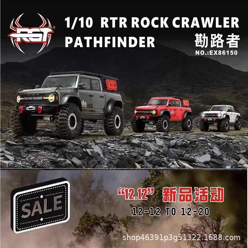 RGT EX86150 Remote Control 4WD Off Road Crawler 1/10 Scale Electric Double Speed Reverse Transmission Climbing Car For Outdoor
