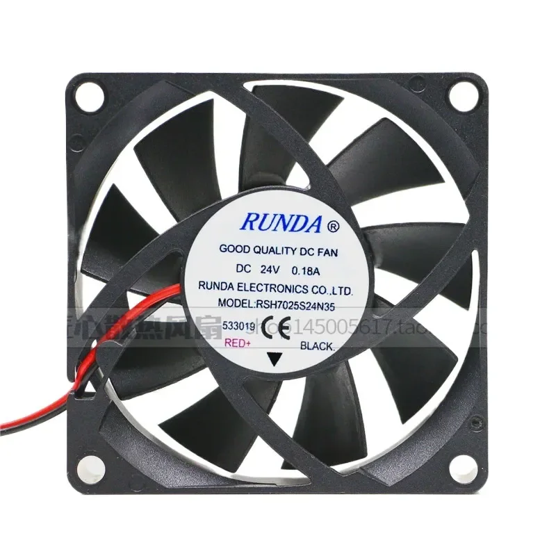 RUNDA RSH7025S24N35 Inverter Welding Machine for DC 24V 0.18A with Medium Plate Transformer and Cooling Fan
