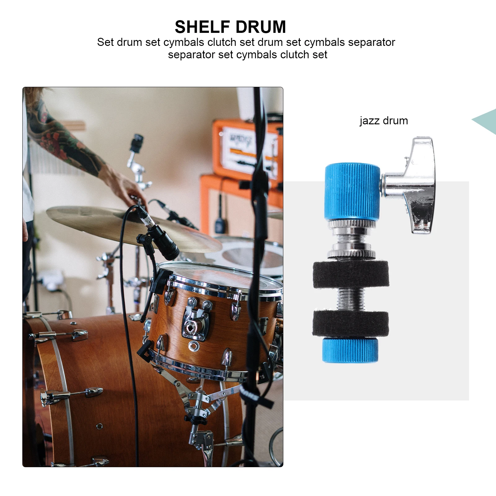 

Pedal Clutch Has Percussion Accessory Handbag Drum Metal Hi-hat Post Part Musical Instrument
