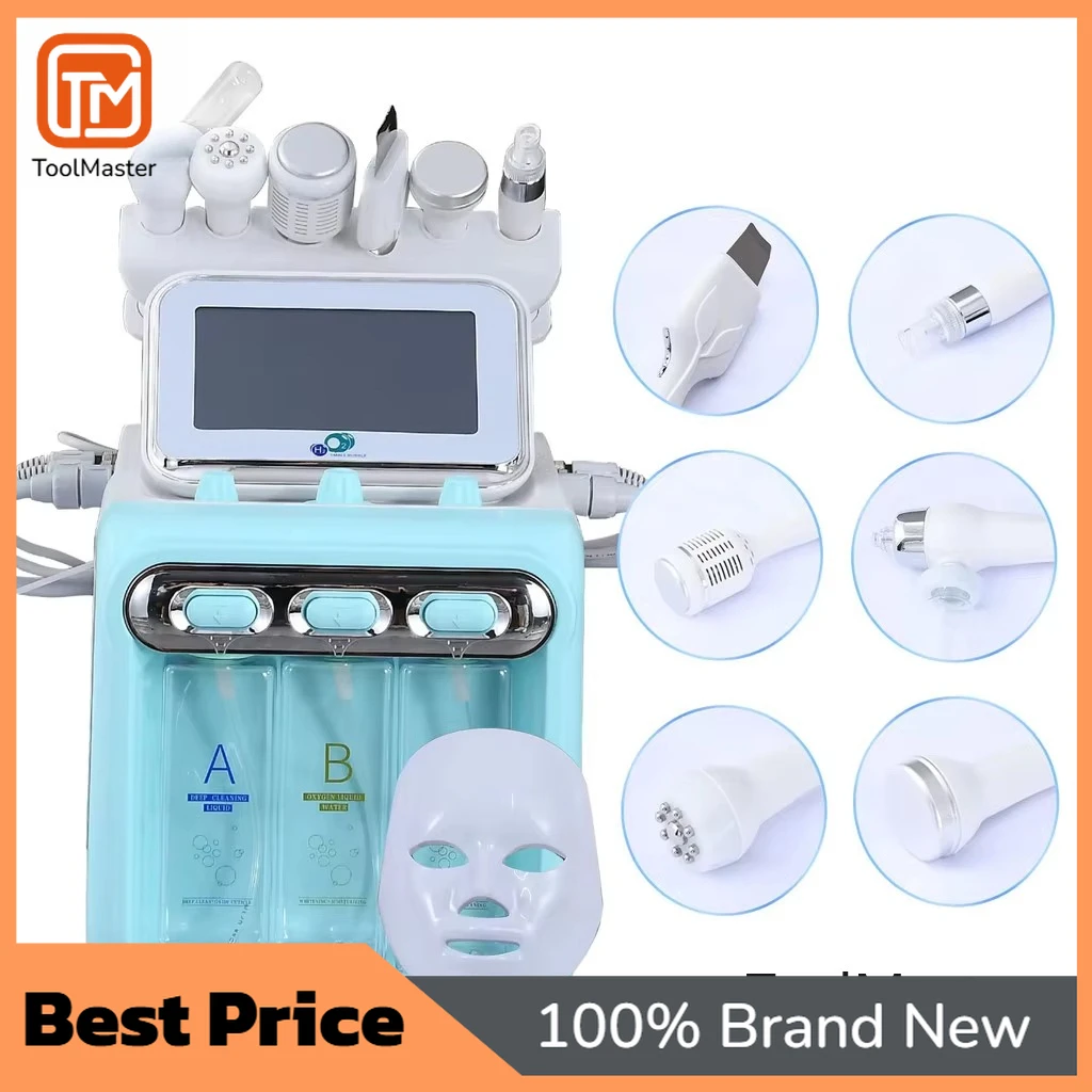 

【Hot Sale】Professional 7-in-1 Hydro Dermabrasion Equipment Deep Clean Lifting Water Oxygen Spray Skin Care Device For Salon Home