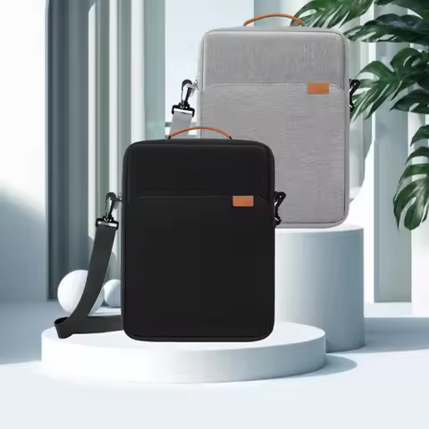 Portable Storage Bag For Lenovo Idea Tab Pro / Yoga Tab Plus / P12 / M11 / K11 Plus / P11 5G Sleeve Pouch with Shoulder Strap