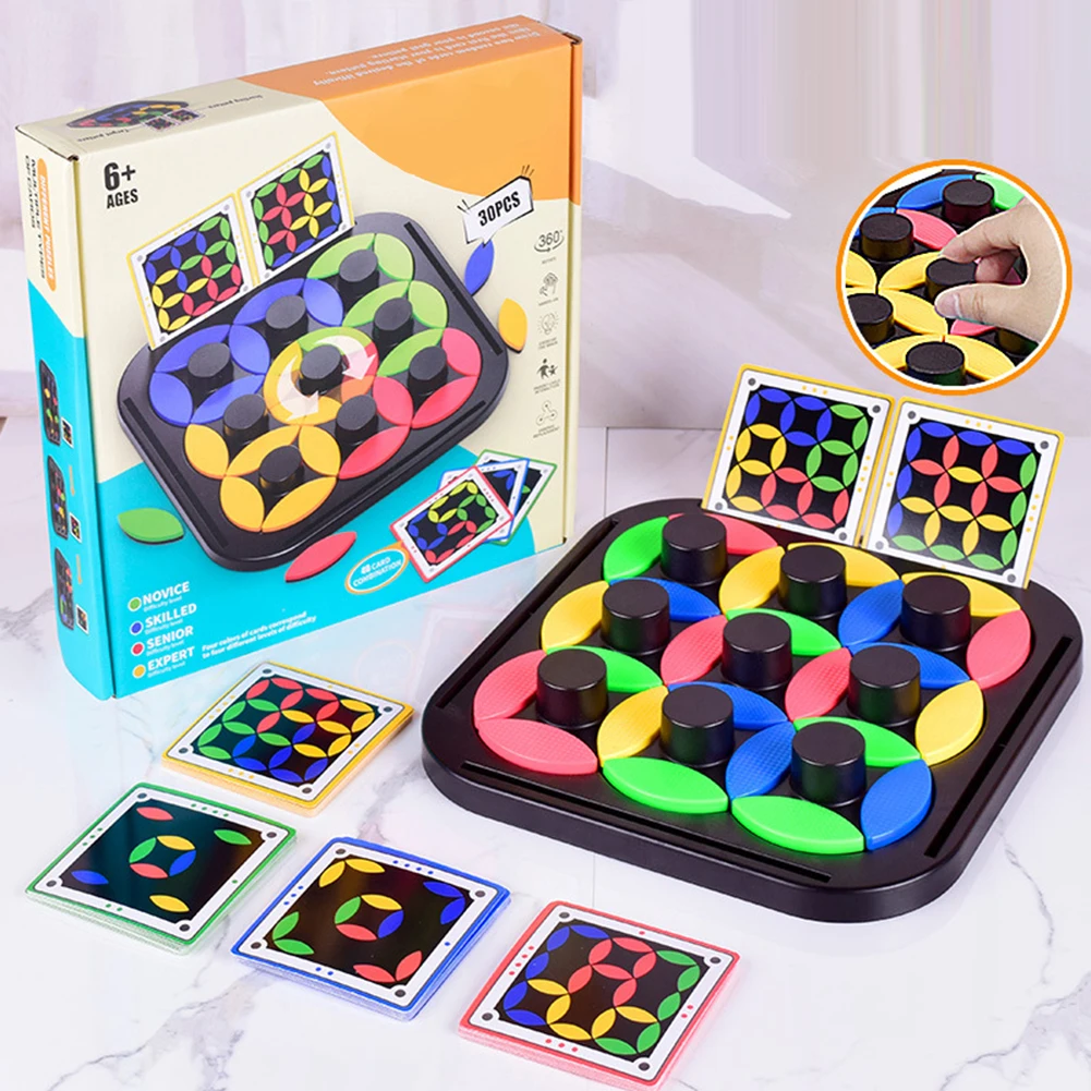 Puzzle rotatif, jeu de société, jeu d'entraînement à la pensée logique, jouet pour fête