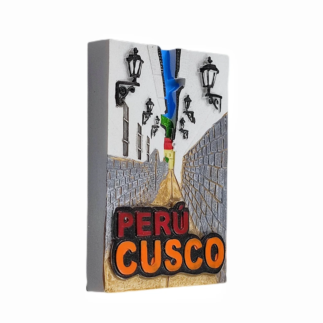 مغناطيس ثلاجة ثلاثي الأبعاد مصنوع يدويًا من الراتنج ، ديكور للمنزل والمطبخ ، هدية تذكارية ، المكسيك