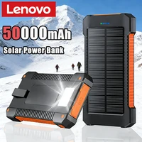 Batterie Externe Solaire Portable Lenovo 50000 mAh Grande Capacité Charge Ultra-Rapide pour Huawei Samsung 2026 1