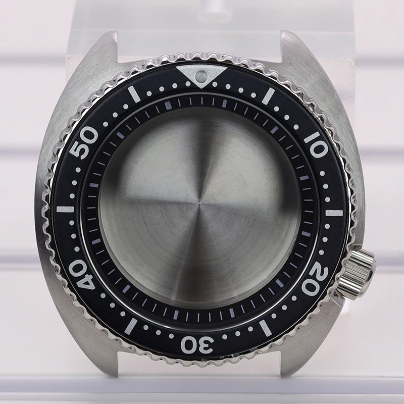 

45mm NH35 NH36 Watch Case Modified Mechanical Parts For Mod Big abalone NH35 NH36 NH38 4R36 Movement Sapphire Glass Waterproof