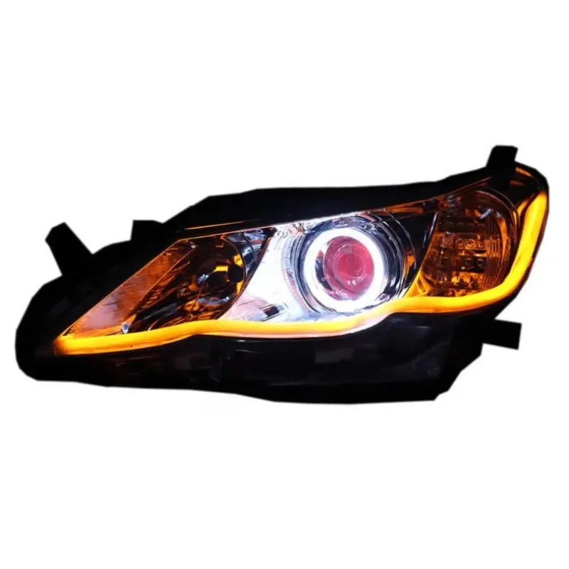 Customized Full LED Headlights For Toyota Reiz 2010-2012 Bi-xenon Projector Lens Front Lamps With DRL