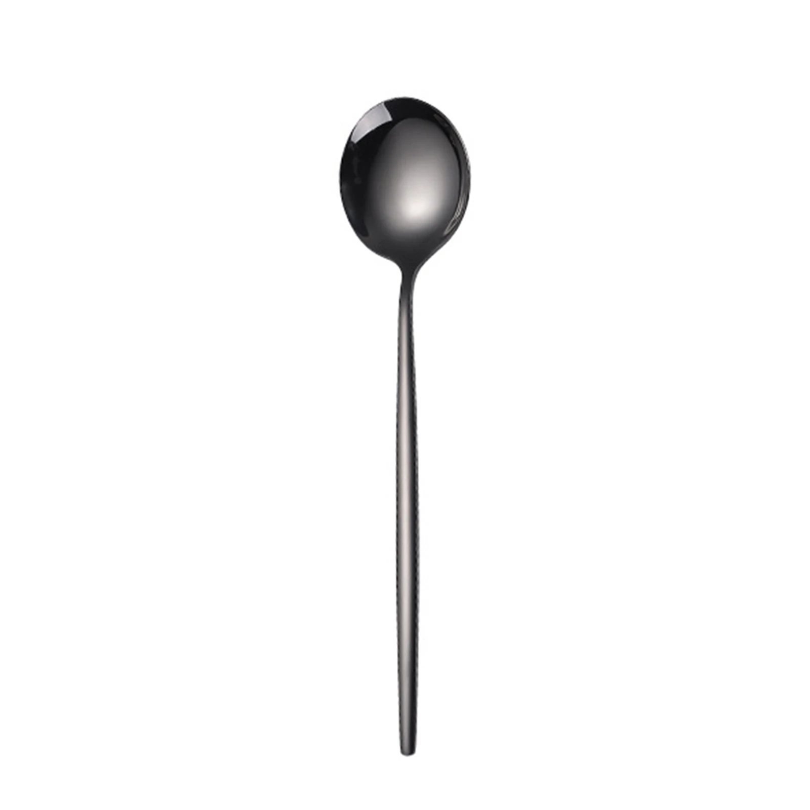 Sleek Stainless Steel Spoon Set Easy to Clean Best for Tea Coffee Stirring Suitable for Espresso Dessert Cake Ice Cream Soup