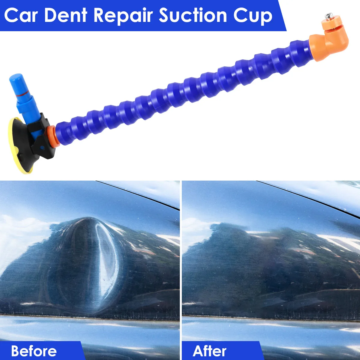 Car Dent Repair Puller Flexible Dent Remover Suction Cups Reusable Car Dent Hand Pump Suction Cup Automotive Repair Tool for Car