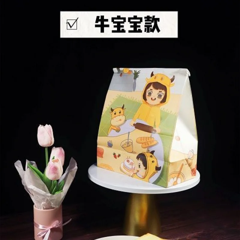 

custom. [43% Repurchase Rate] Baking Cartoon Toast Bread Packaging Bag with Wire Seal Cookies, Pastries, Popcorn, S
