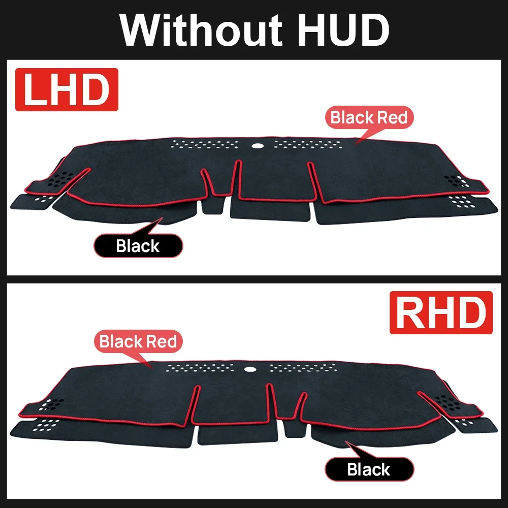 For Toyota Yaris Cross XP210 2020 2021 2022 2023 2024 Car Dashboard Cover Dash Mat Sun Shade Non-slip Pad Accessories