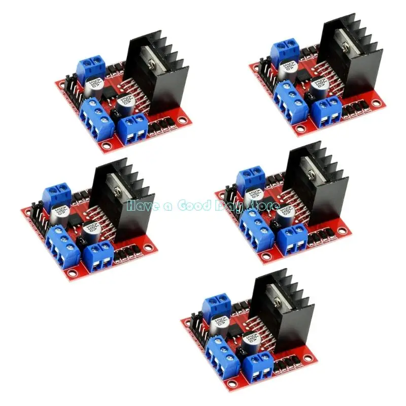 462D Double Motor Control L298N Driver Module Supporting Highly Voltages up to 46V