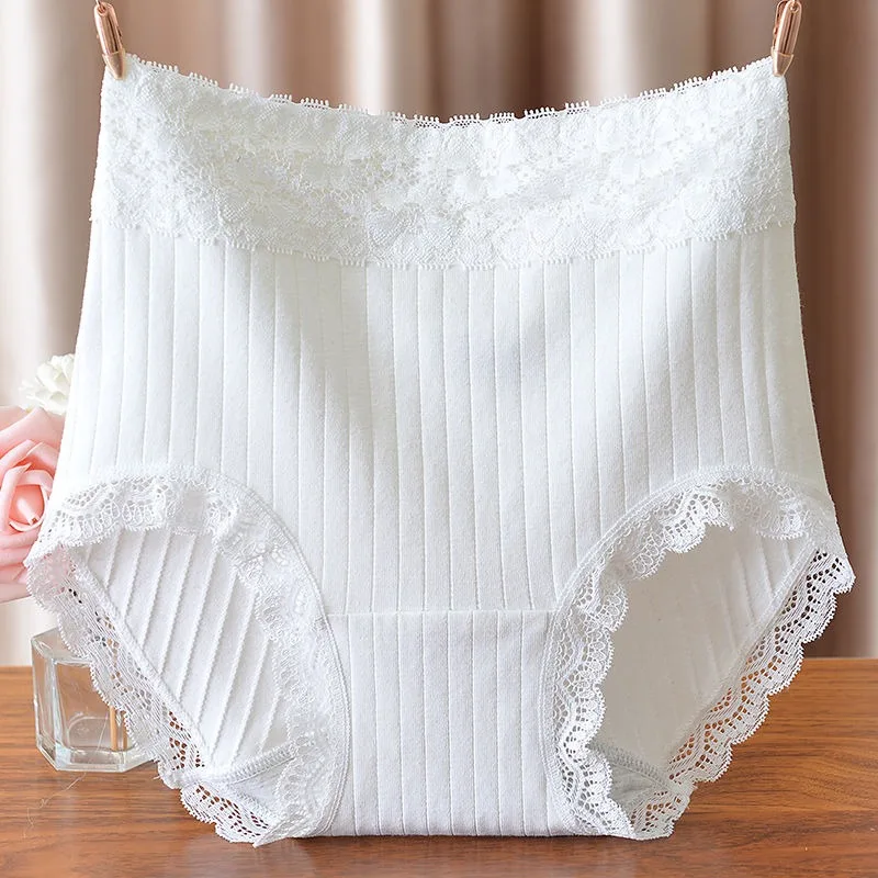 2023 New Cotton Women Underwear High Waist Adult Sexy Traceless Panties Wrap Hip Antibacterial Comfortable Large Triangle Pants