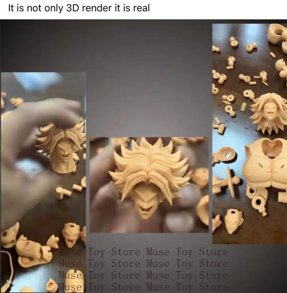 GM Studio 1/1 Réplica KONG Actualización Edición Entregado el 30 de julio Dragon Ball SHF3.0 Broly Legend 3 Form Debut 26-28CM