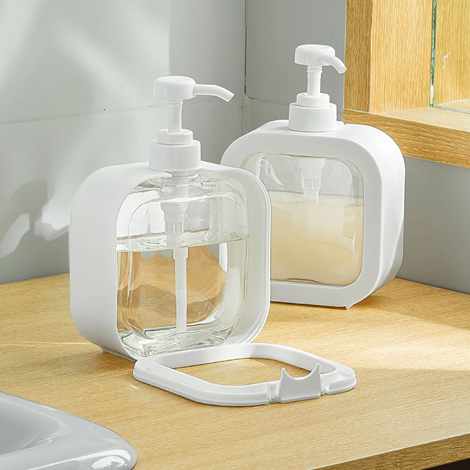 Lotion Dispenser Foaming Shampoo Bottles Hands Dishes Laundry Detergent Dispenser Container Bathroom Kitchen Soap Organizer