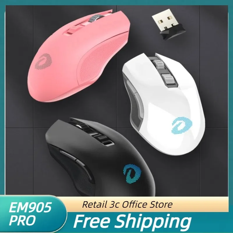 

Dareu Em905 Pro 2.4GHz Play Freely Wireless Wired Dual-Mode Mouse Game Office Computer Rechargeable USB Interface Gaming Mouse