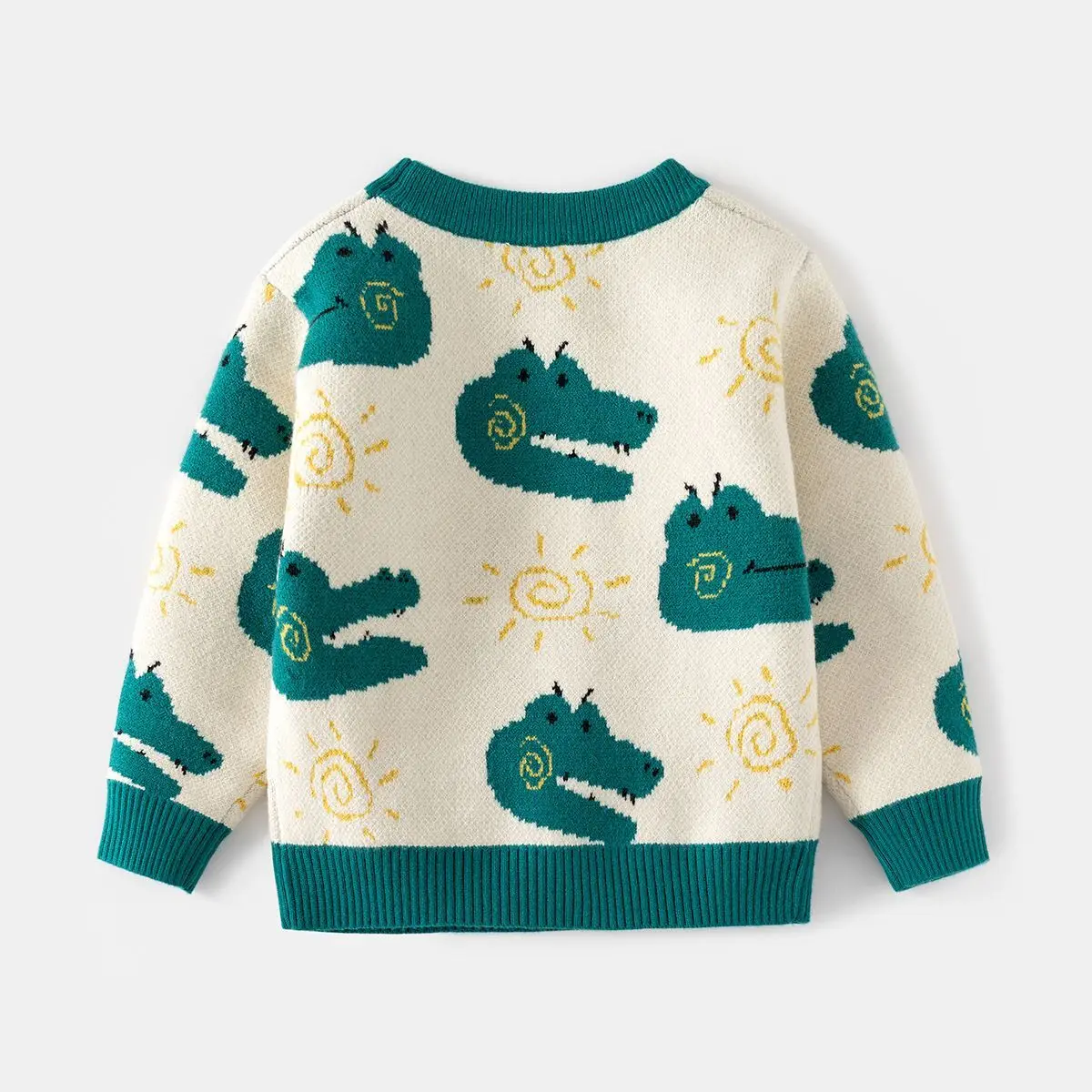 Winter Kids Sweater Animals Cartoon Striped Boys Girls Autumn Knitwear 2-6Year Long Sleeve Clothes Baby Sweaters Children Tops