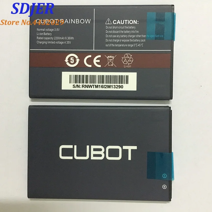 New CUBOT RAINBOW Battery 2200mAh Replacement backup battery For   Cell Phone In Stock