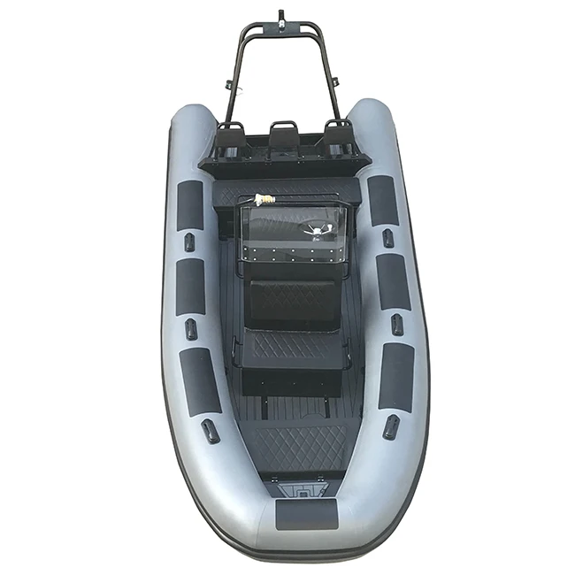 Barcos infláveis duráveis de alumínio RIB 18.3ft RIB560 Orca Hypalon/PVC do oceano luxuoso