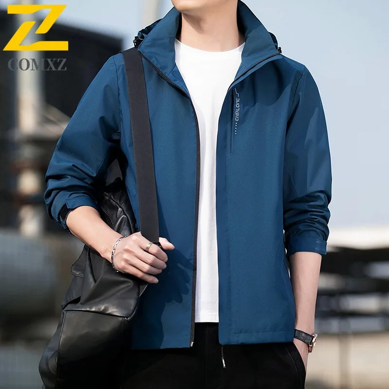 ​Men Outdoor Work Jacket Windproof Waterproof Hiking Tactical Military Windbreaker Breathable Mountaineering Travel Sports Coat