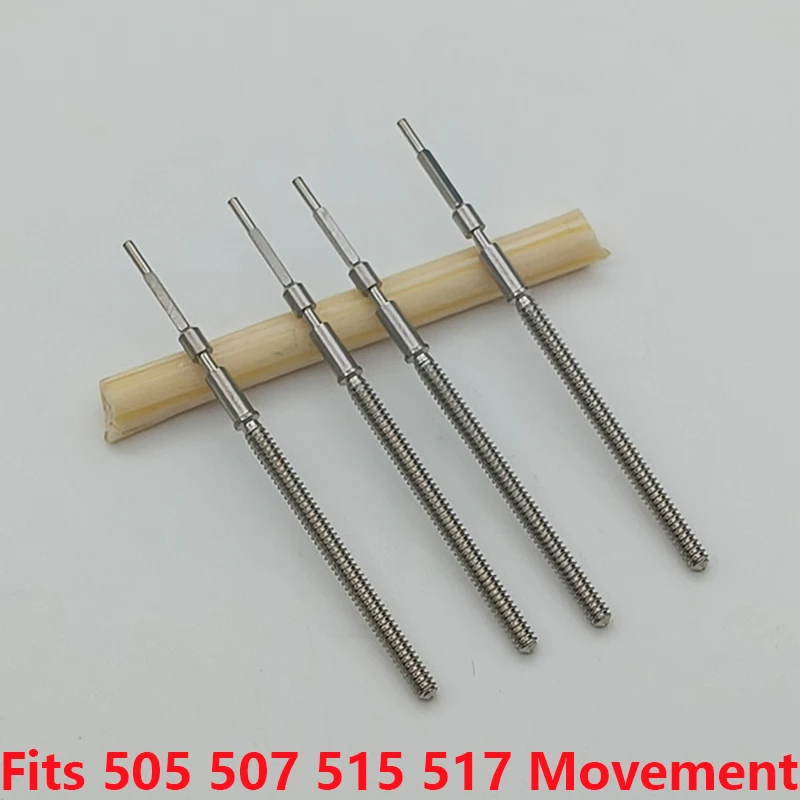 2/4PCS 505 507 515 517 Movement Watch Crown Stem Fits for 505 507 515 517 Movement Watch Repair Watch Crown Stem - view 6