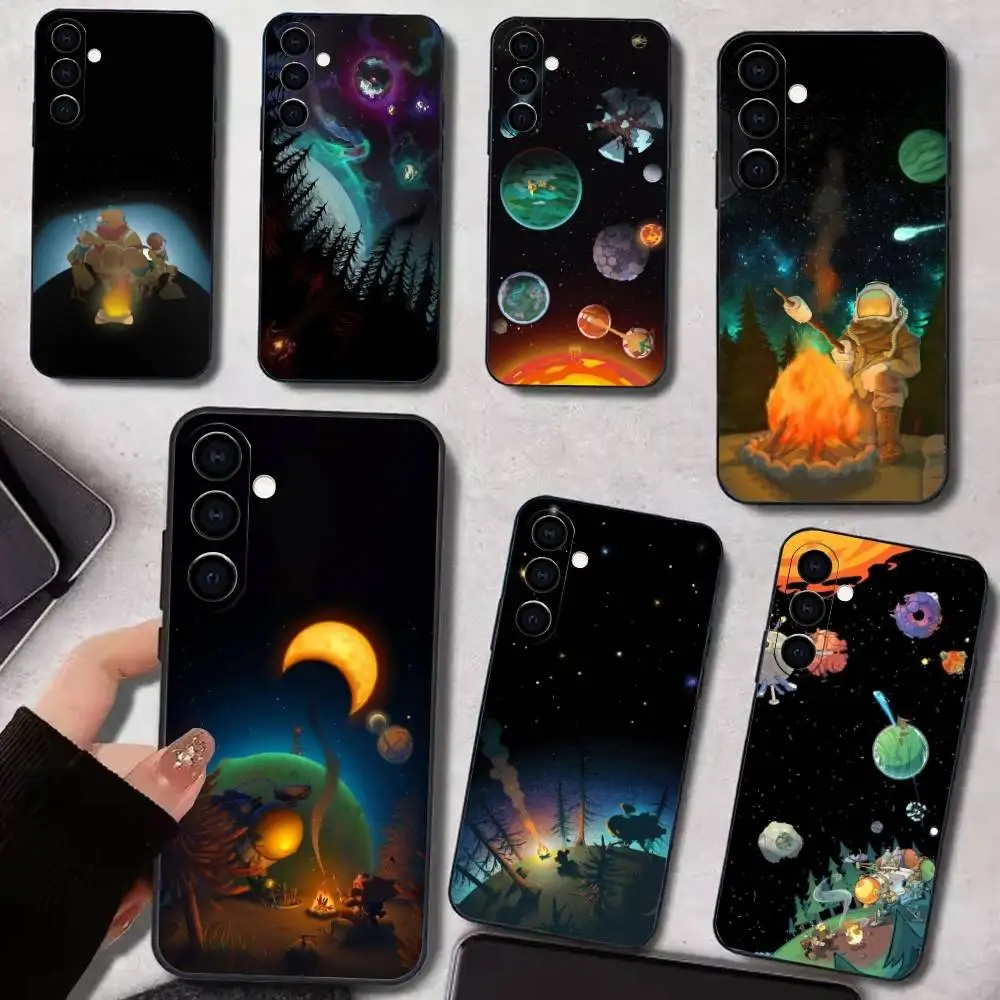 

Adventure Game O-Outer W-Wilds Phone Case For Samsung Galaxy A73,A72,A71,A70,A53,A52,A51,Soft Silicone Black Cover