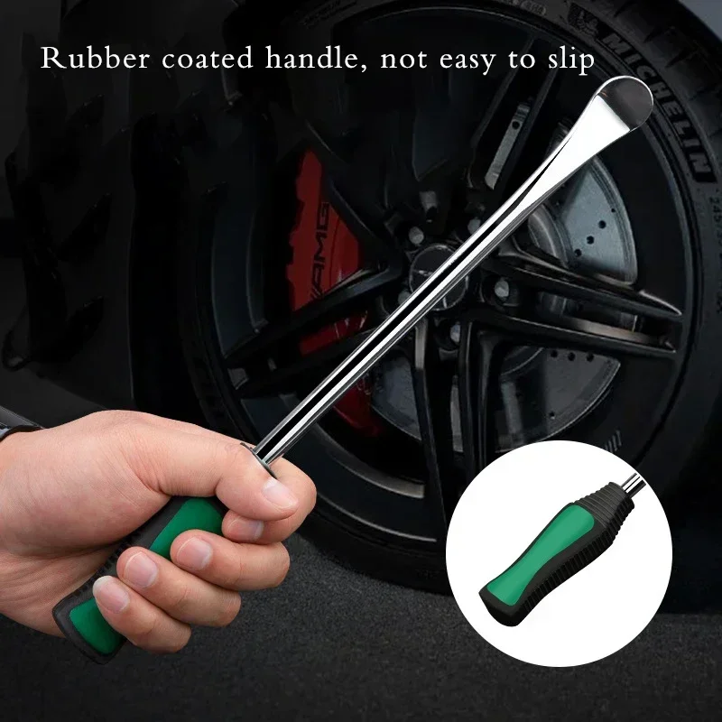 30/37cm aço cromo vanádio motocicleta pneu alavanca haste de elevação multifuncional resistente pneu de carro pé de cabra resistente ao desgaste anti-deslizamento