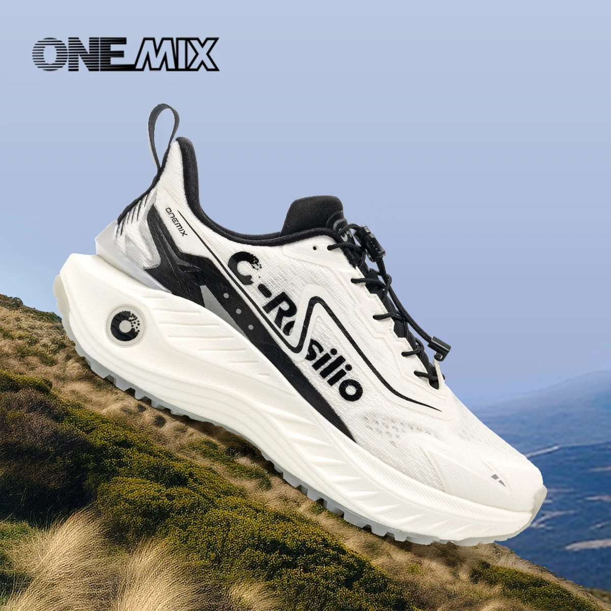 ONEMIX Outdoor Warm Hiking Shoes Men Lightweight Walking Trekking Wading Shoes Sport Sneakers Men Climbing Hunting Sneakers Male