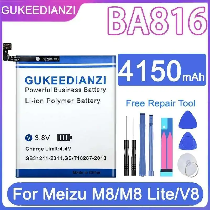 

4150Mah For Meizu M8 Lite V8 M816H M816Q Mobile Phone Battery BA816 Reliable Power Supply