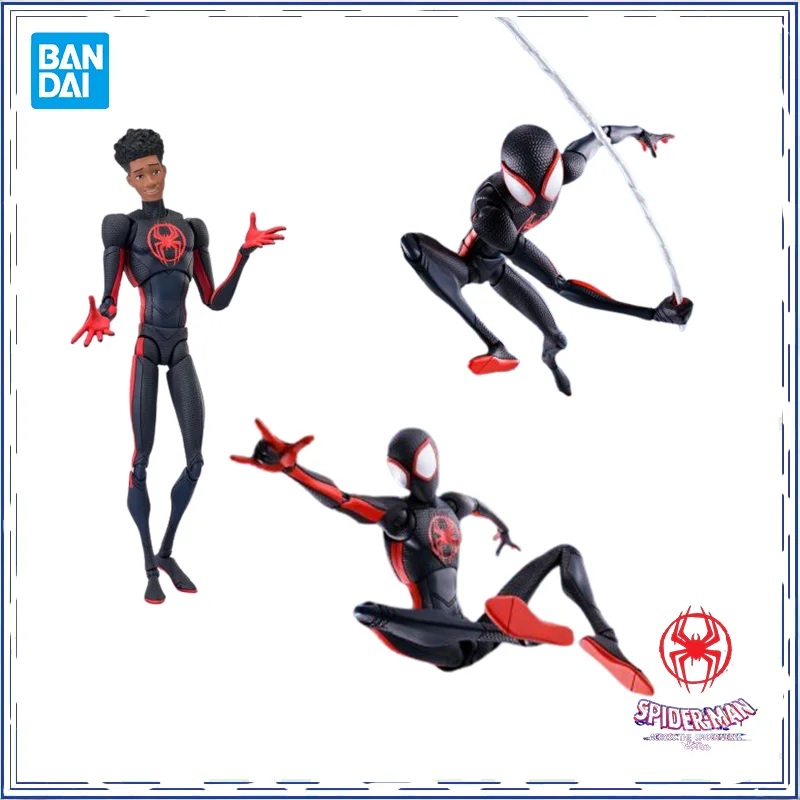 

BANDAI Active joint Spider-Man S.H.Figuarts Across the Spider-Verse Miles Morales Gwen Stacy action figure Brand new genuine