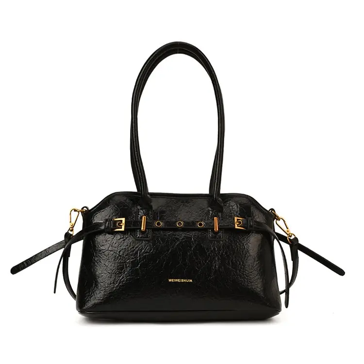 

‌ Осенняя сумка подмышки в стиле ретро 2025 года — пригородная сумка с регулируемым ремешком, большая вместительная сумка через плечо для работы и покупок, легкая ‌