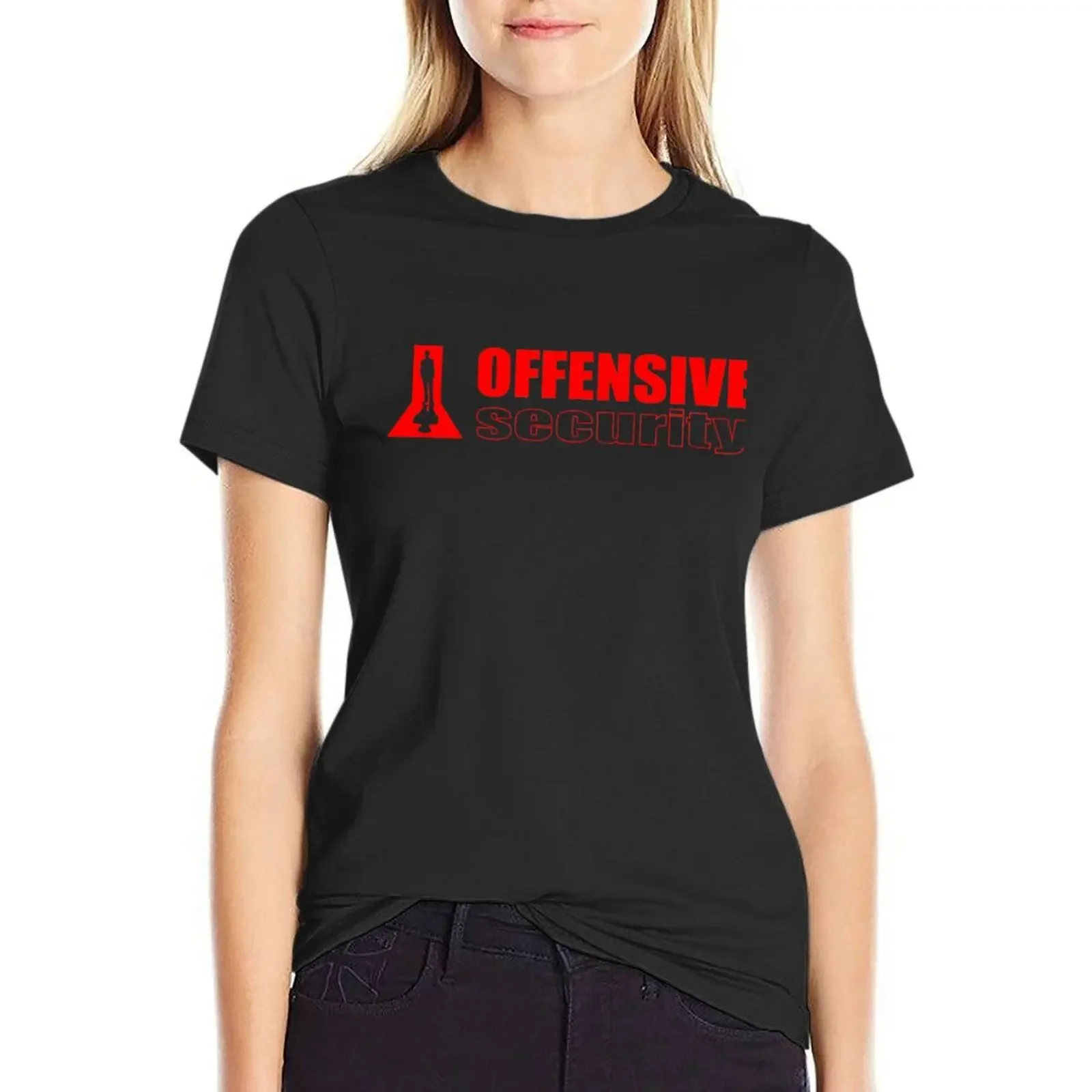 

Offensive Security T-Shirt anime Short sleeve tee sweat Woman fashion