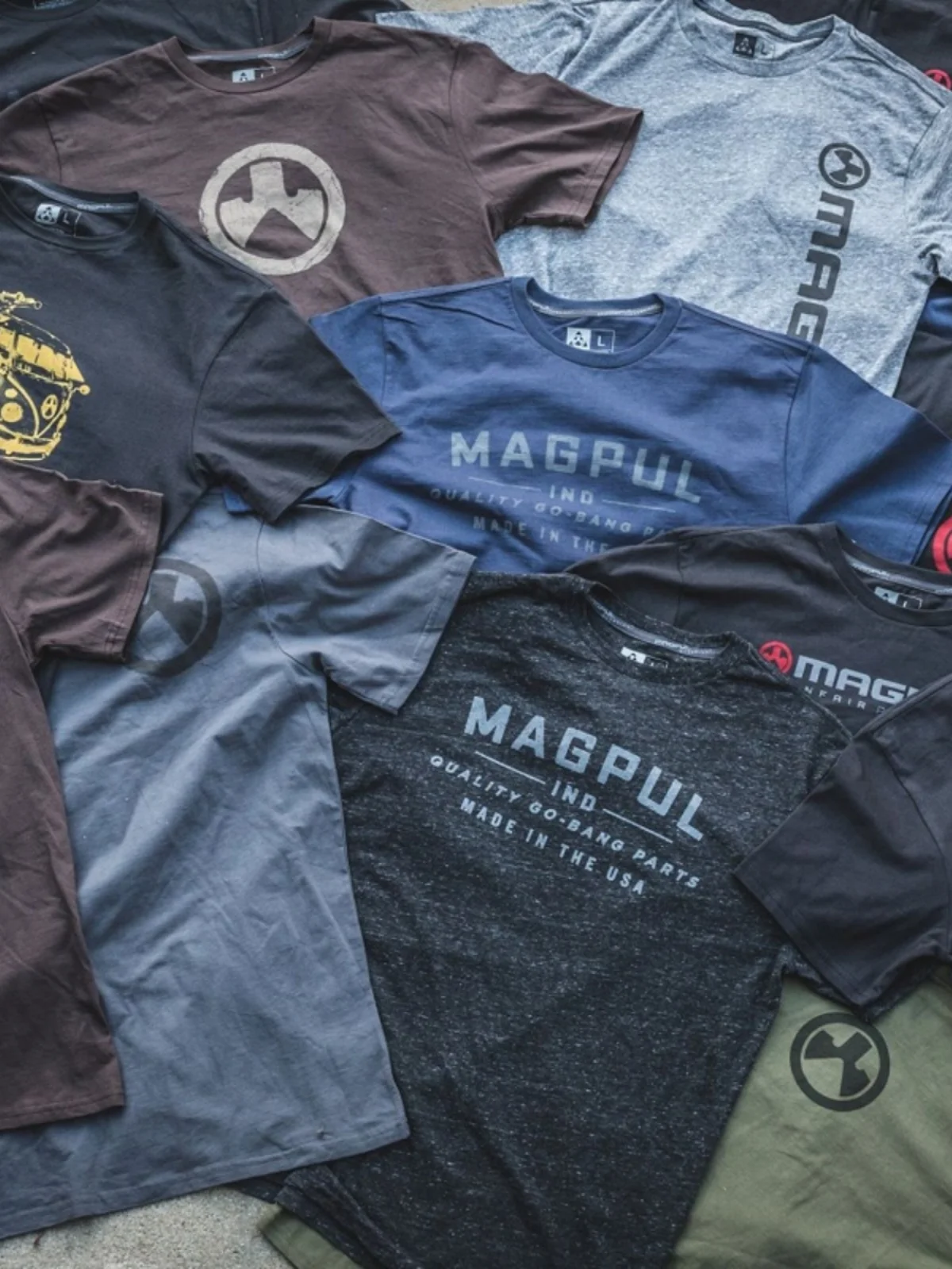 

MAGPUL Tactical Outdoor ort Sve T-irt Men's Summer Print Upper Apparel Polyester Material Multi-Season Use