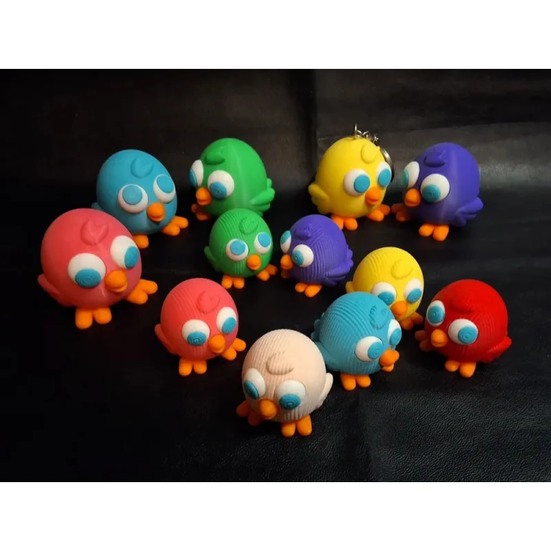 

3DPrint New Product Best-Selling Internet Celebrity Same Style Cute Ornaments Imitation Knitted Happy Chicken Toy Warm Base Swea