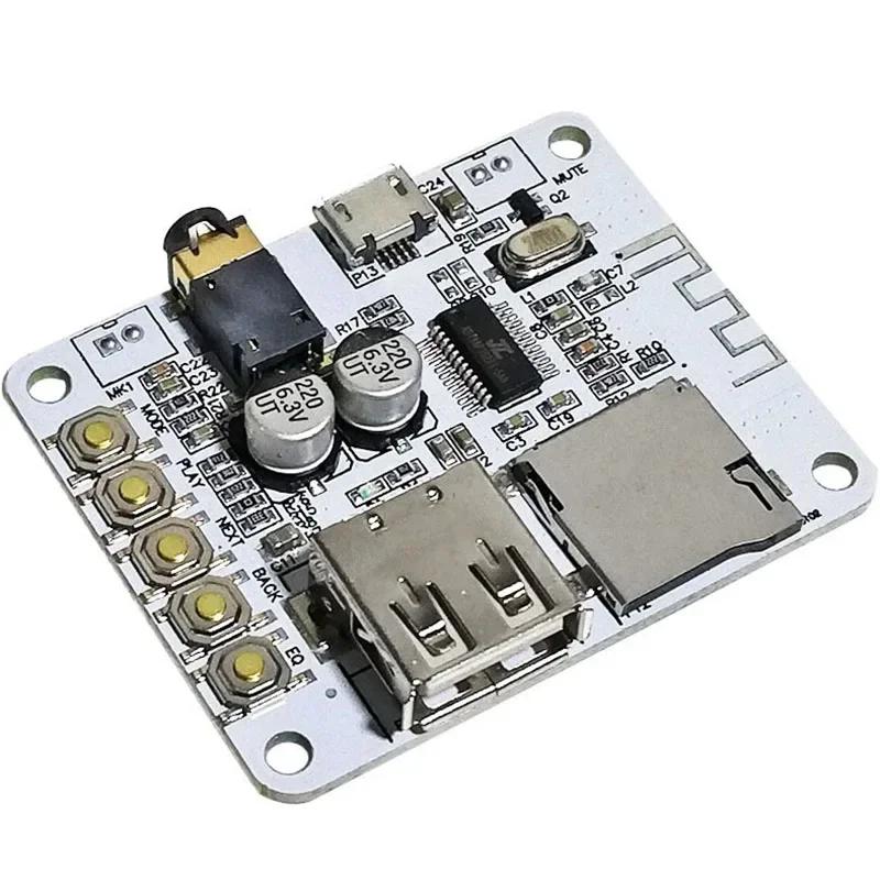 Board for 5V USB Bluetooth Audio Receiver Decoder TF U-Disk MP3 WMA WAV Player DIY Speaker