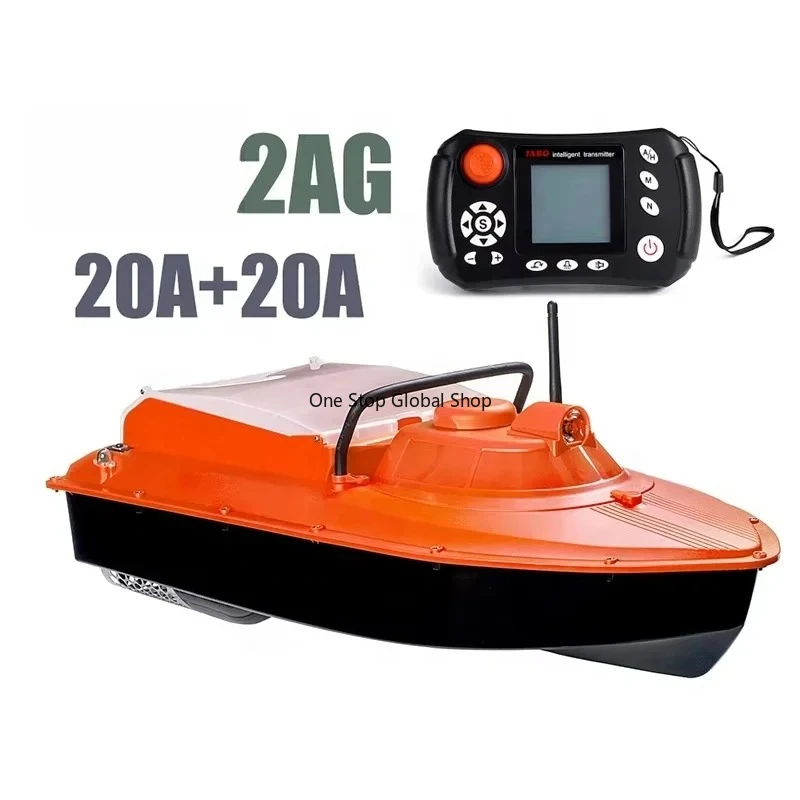 

Warehouse JABO2AG 20A Two Batteries Auto Return Lures Baiting Orange Fishing Jabo 2 Gps Autopilot Bait Boat