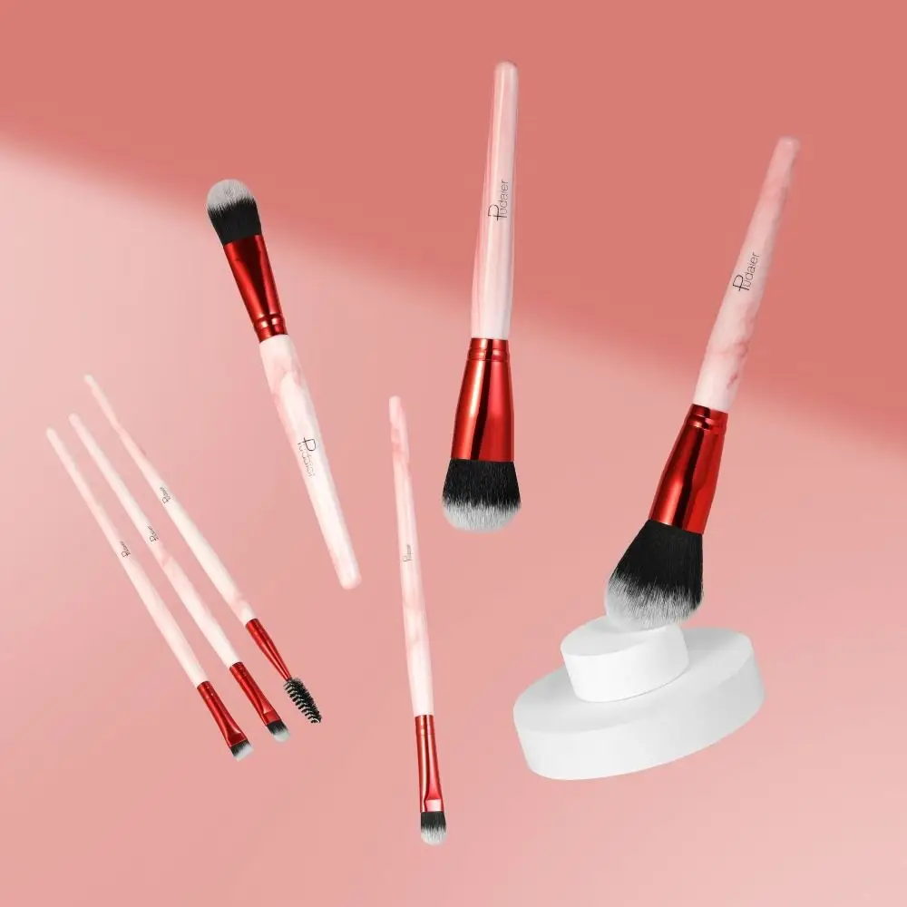 Super Soft Makeup Brushes Set Durable Eco-Friendly Loose Powder Blush Brush Premium Synthetic Fluffy Eyeliner Eyeshadow Brush