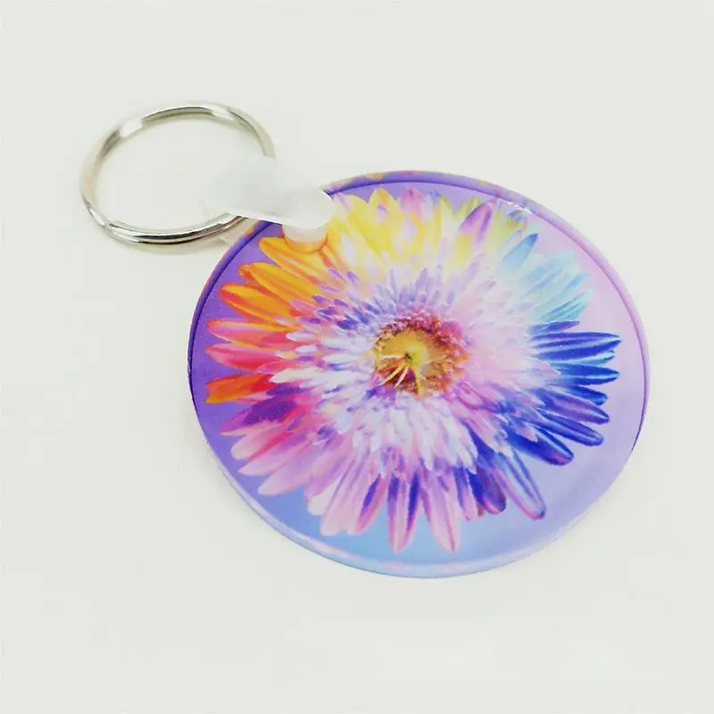 Imagem -05 - Blank Acrylic Keychain para Bolsa e Key Decor Custom Sublimation Blanks 60 Pcs por Lote