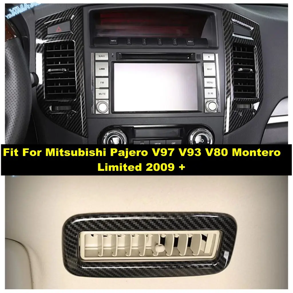 

ABS Roof Middle Central Air AC Outlet Vent Cover Trim Accessories For Mitsubishi Pajero V97 V93 V80 Montero Limited 2009 - 2021