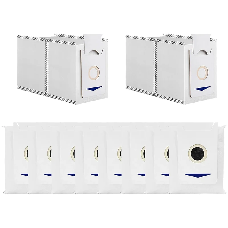 Yeedi M12 PRO+ 및 Ecovacs DEEBOT T30 Omni T30 PRO MAX 진공청소기용 FZFZ 교체 먼지 봉투 10개입