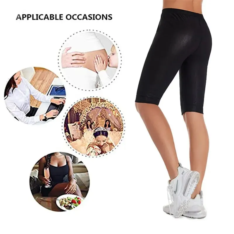 Women\'s Sweat Pants 5 Pants Weight Loss Thigh Pants Thermosculpting Polymer Slimming Waist Pants Sports Yoga Running Sweat Pants